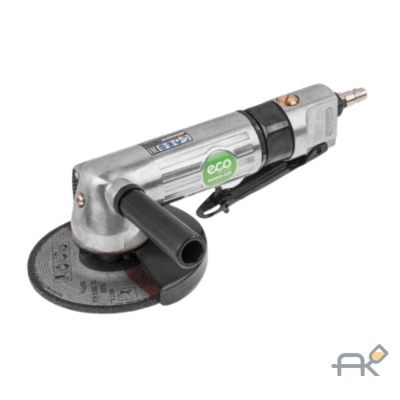 Пневмошлифмашина угловая ECO AAG12-125 (125 мм / 5` 11000 об/мин 180 л/мин бонус: зачистной диск 1 шт) (AAG12-125)